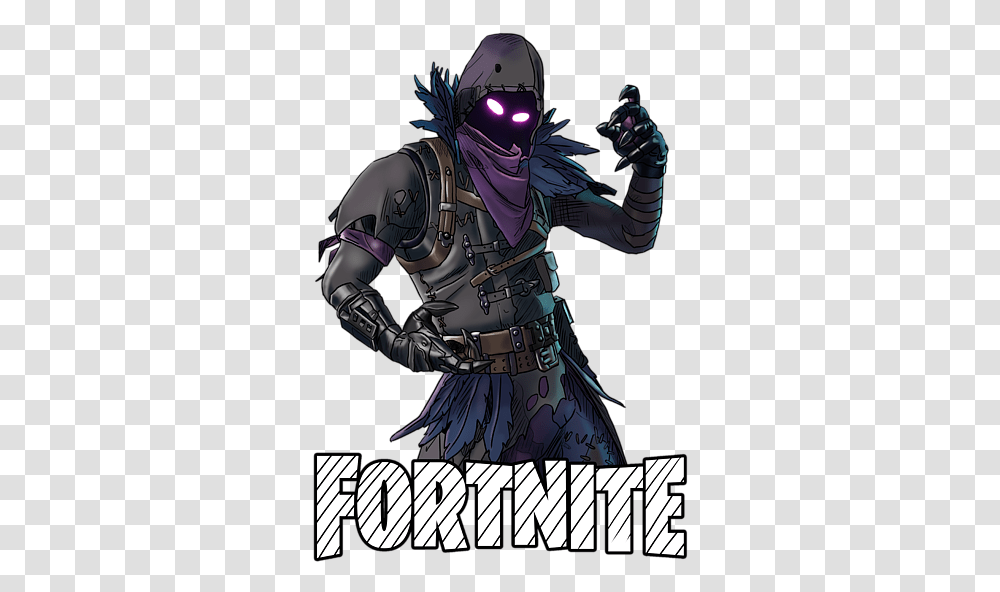 Raven Skin Fortnite, Person, Helmet, Ninja Transparent Png