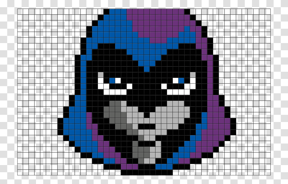 Raven Teen Titan Pixel Art, Pac Man Transparent Png – Pngset.com