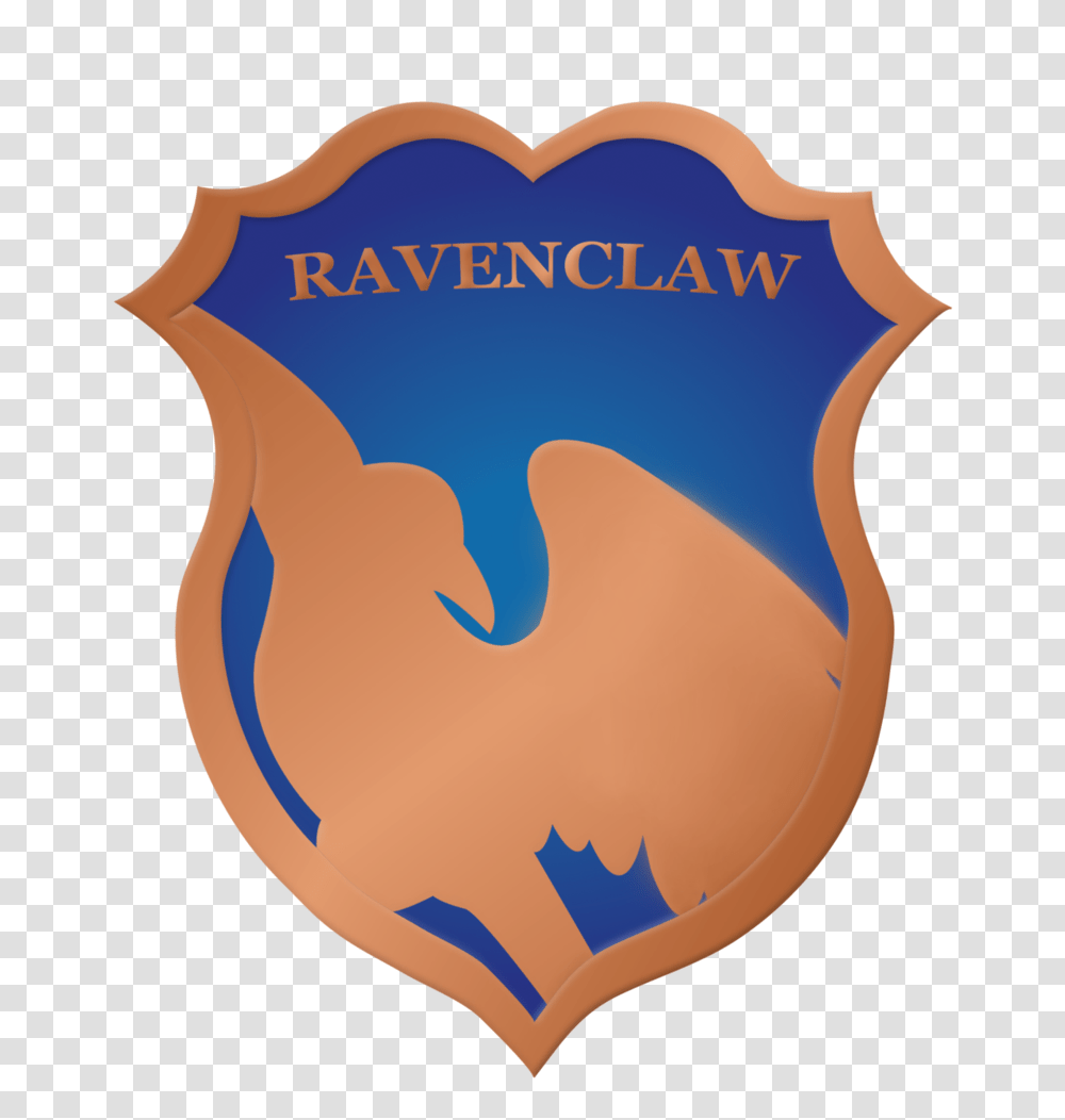Ravenclaw Crest Badge, Label, Sticker, Hand Transparent Png