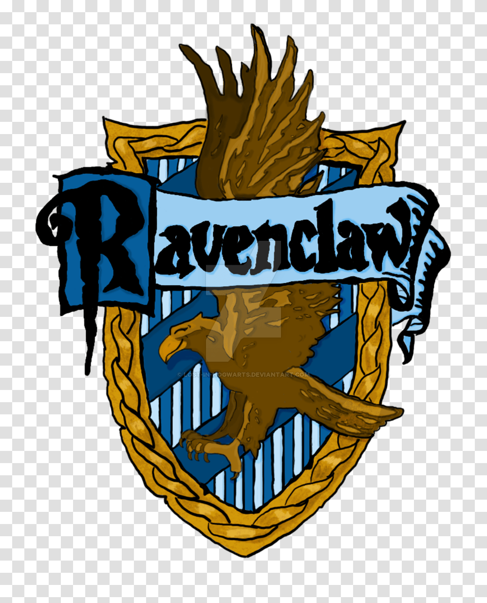 Ravenclaw Print, Logo, Trademark, Emblem Transparent Png