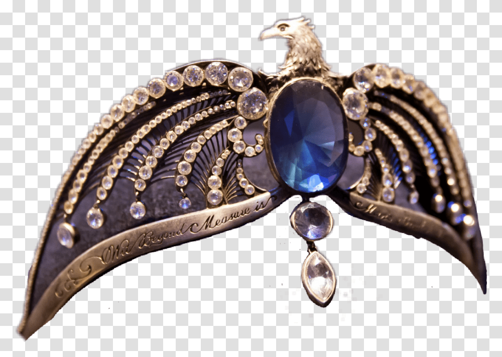 Ravenclawhouse Diadem Crown Tiara Harrypotter Ravenclaw Crown Background, Accessories, Accessory, Jewelry, Gemstone Transparent Png