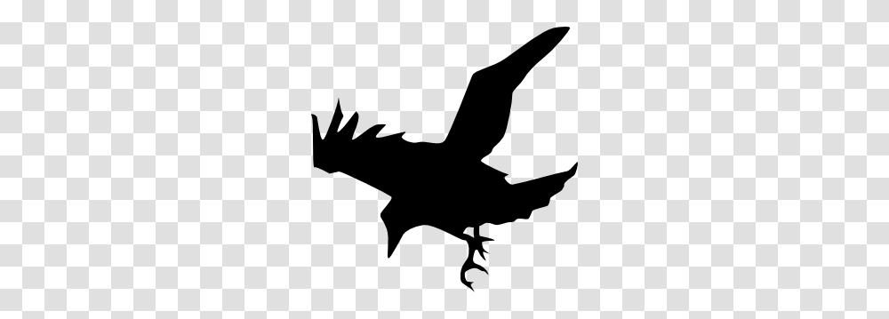 Ravens Clip Art Nfl, Silhouette, Flying, Bird, Animal Transparent Png