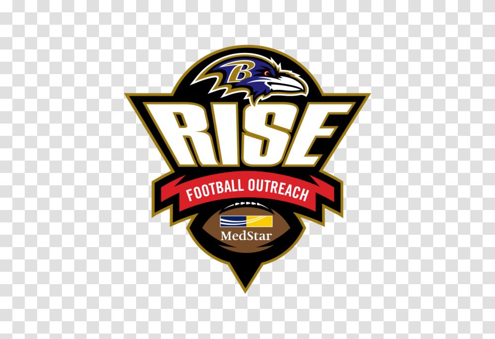 Ravens Rise Football Outreach Baltimore Ravens, Logo, Poster, Advertisement Transparent Png