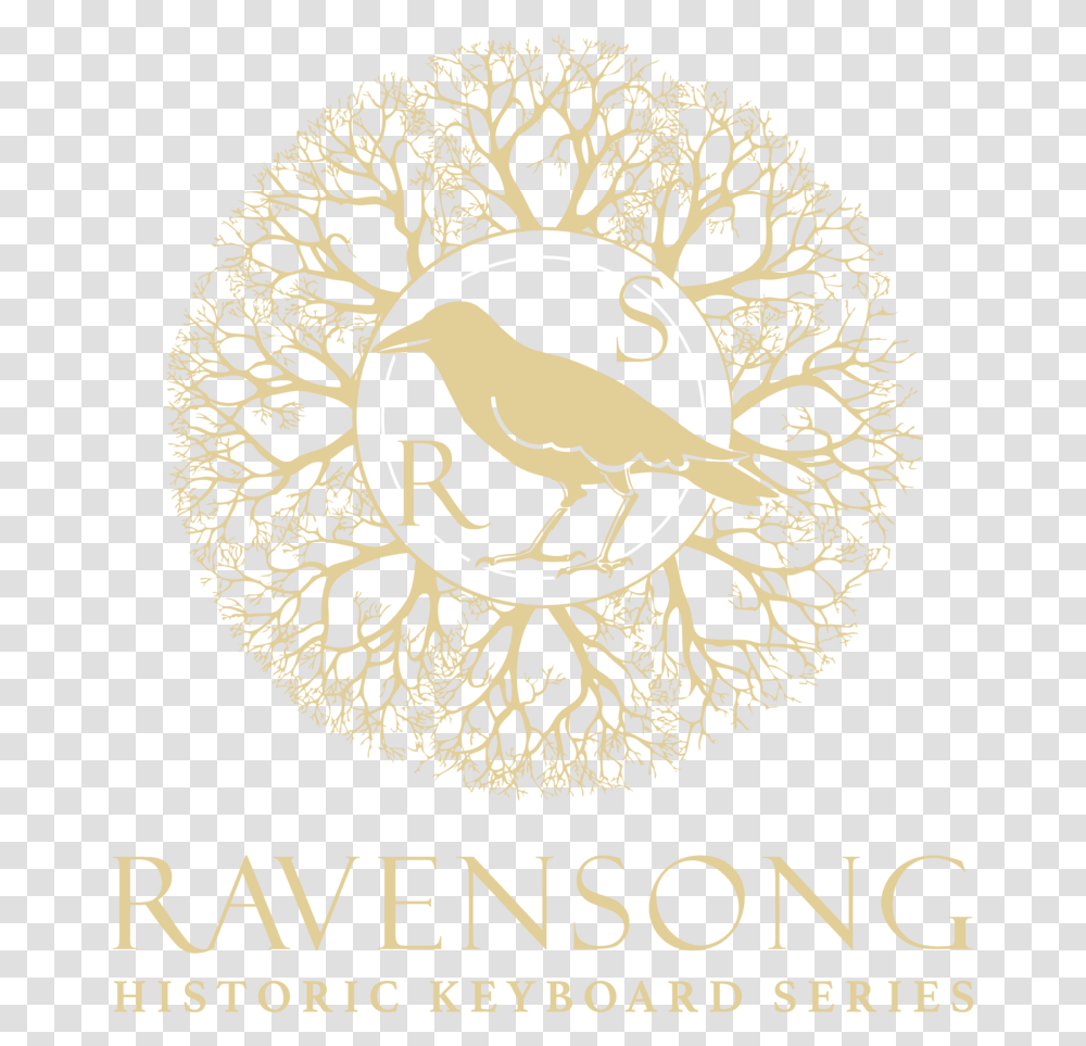 Ravensong Logo Gold With Background Poster, Animal, Rug, Amphibian, Wildlife Transparent Png