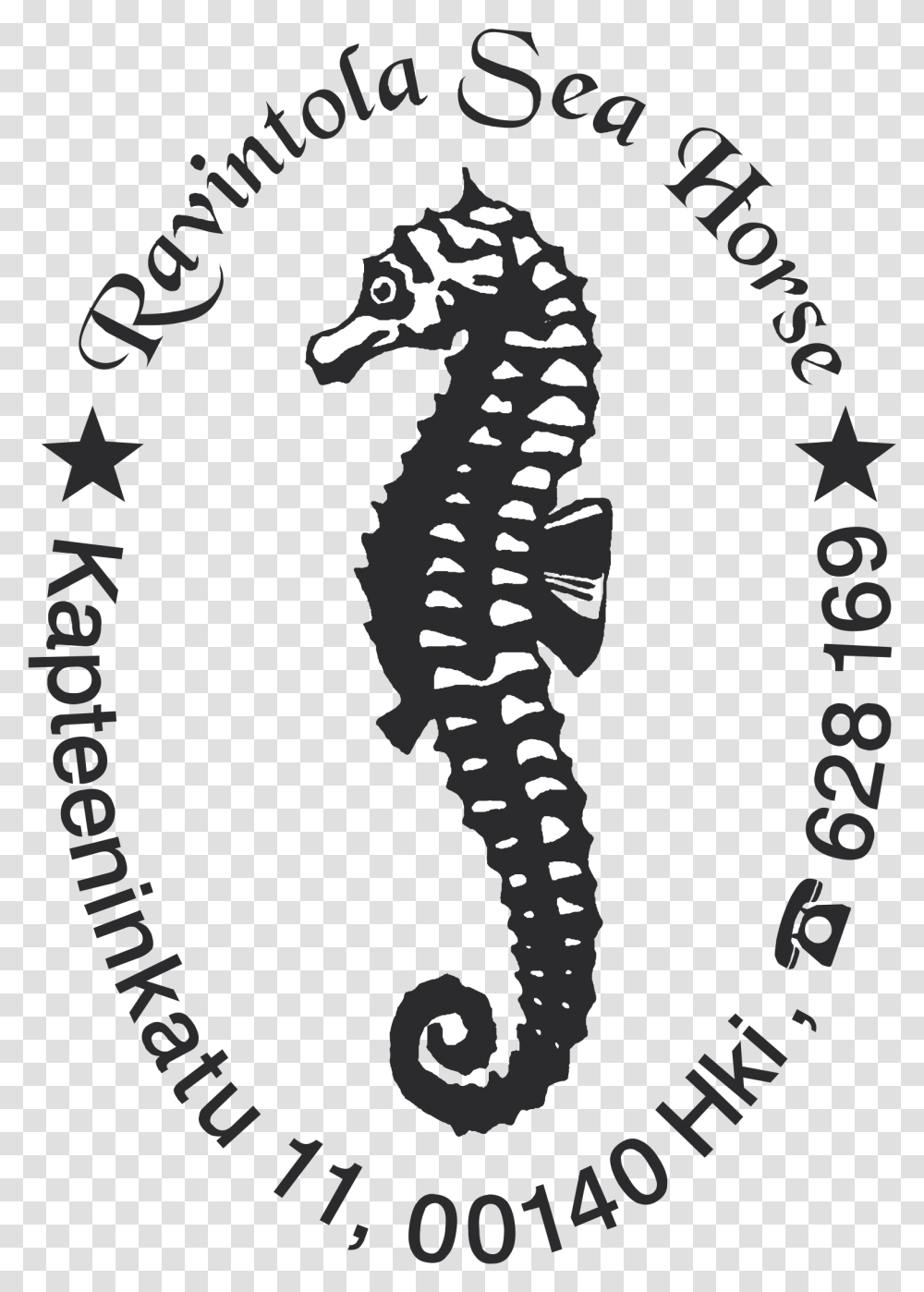 Ravintola Sea Horse Logo Northern Seahorse, Sea Life, Animal, Mammal, Poster Transparent Png