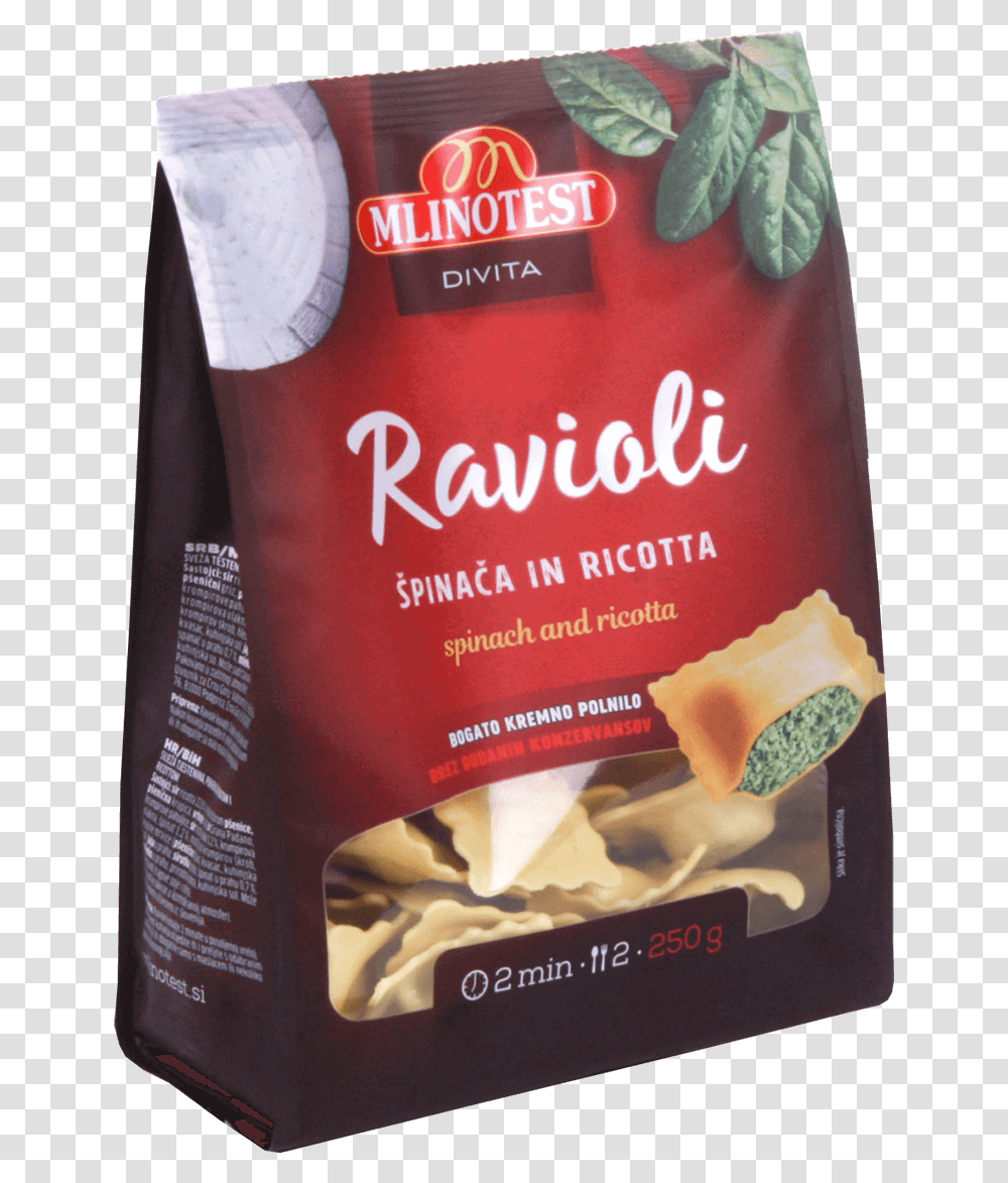 Ravioli Mlinotest, Food, Book, Plant, Sweets Transparent Png
