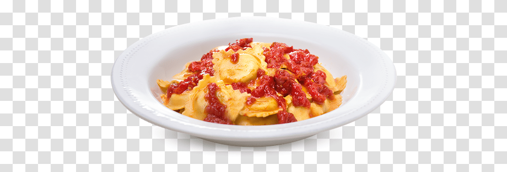 Ravioli With Tomato Sauce Ravioli, Pasta, Food, Dish, Meal Transparent Png