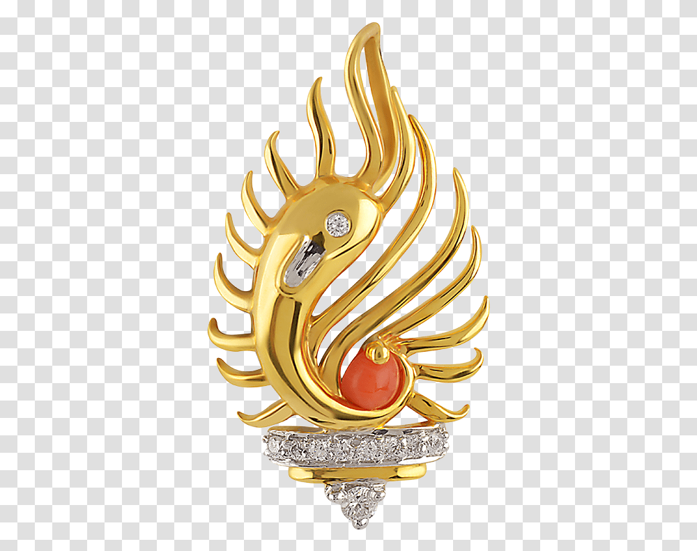 Raviswaroop Gold Ganesha, Trophy, Animal, Gold Medal Transparent Png