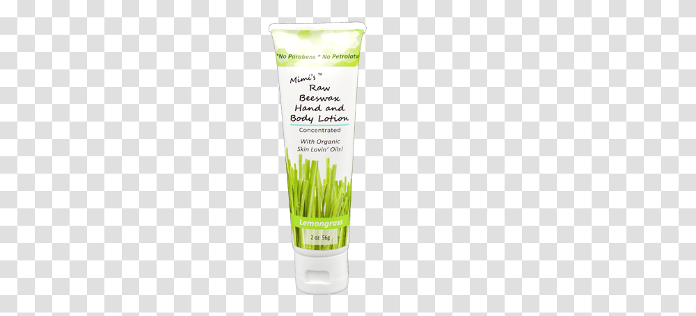 Raw Beeswax Hand And Body Lotion Lemongrass Cosmetics, Bottle, Plant, Food, Vegetable Transparent Png