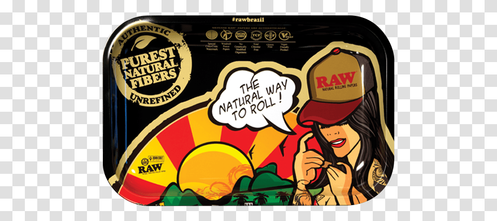 Raw Brazil Tray Raw Brazil Rolling Tray, Poster, Advertisement, Flyer, Paper Transparent Png