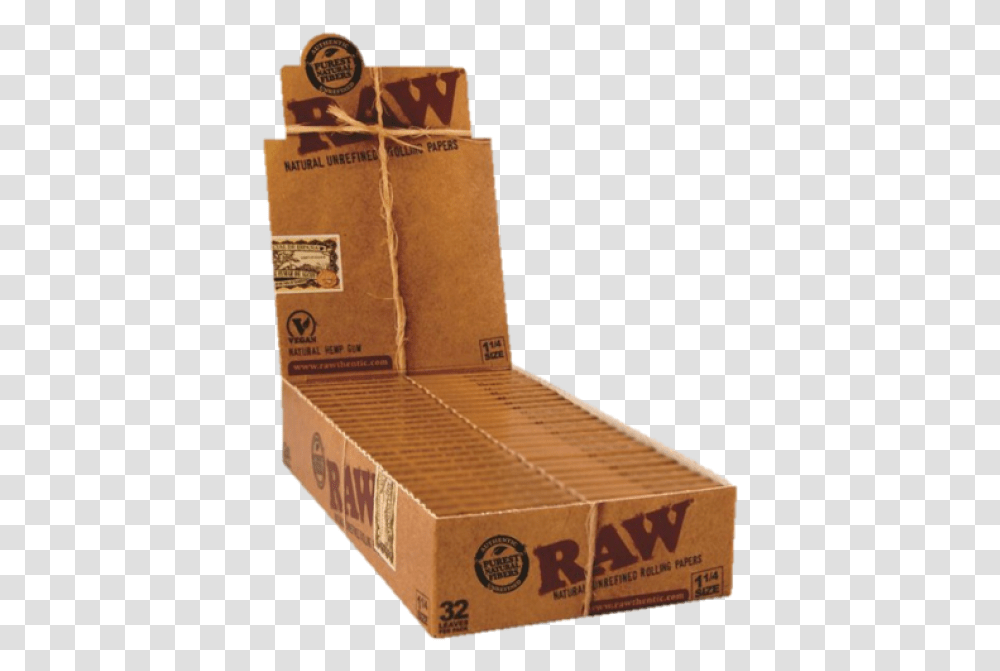 Raw Classic 1 1 4 Rolling Papers, Box, Package Delivery, Carton, Cardboard Transparent Png