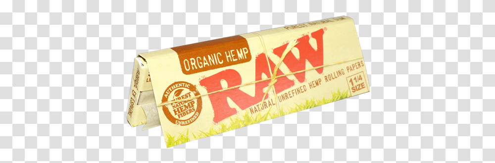 Raw Organic Hemp Papers 1 14Class Raw Organic Hemp 1 1 4 Rolling Papers, Food, Gum, Label Transparent Png