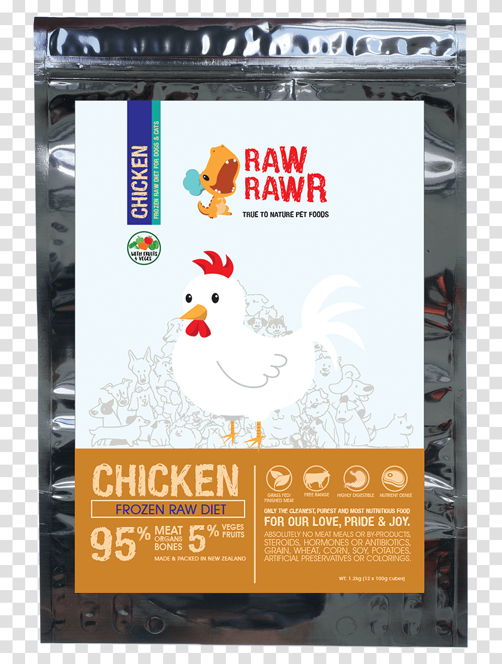 Raw Rawr Frozen Lamb Balanced Diet, Advertisement, Poster, Flyer, Paper Transparent Png