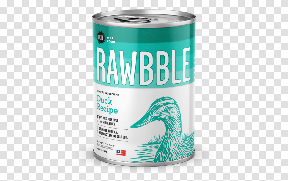 Rawbble Wet Food Rawbble Canned Dog Food, Tin, Aluminium, Bird, Animal Transparent Png