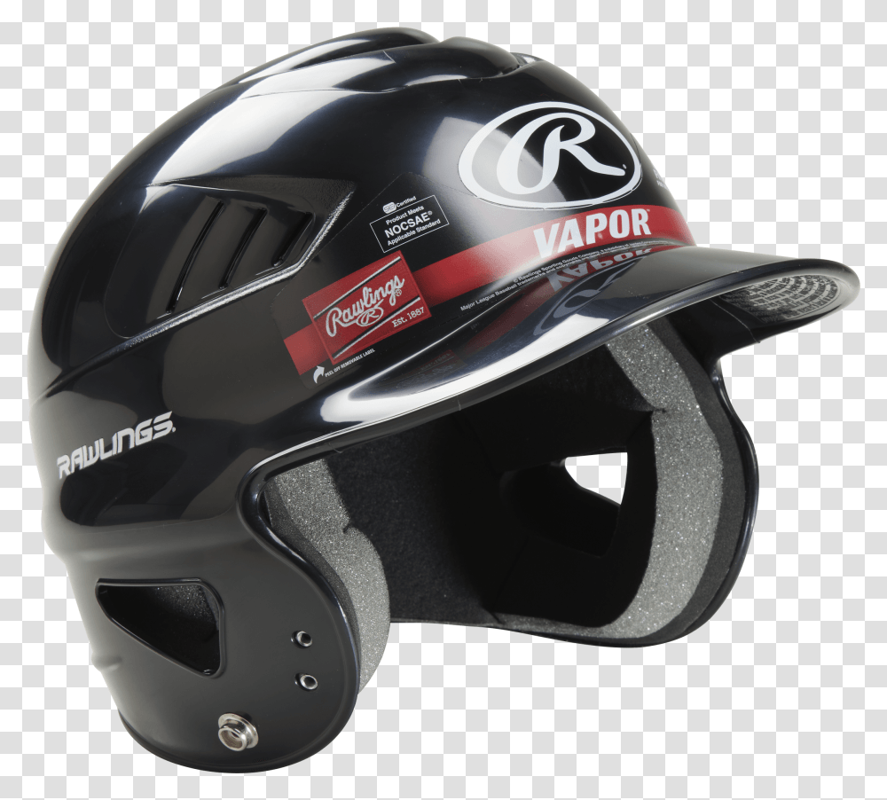 Rawlings Coolflovapor Molded Osfm Baseball Helmet Black Batting Helmet, Clothing, Apparel, Crash Helmet Transparent Png