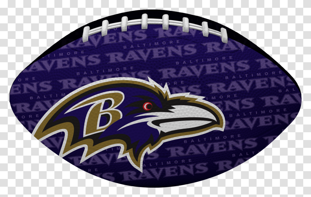 Rawlings Nfl Baltimore Ravens Gridiron Youth Football Baltimore Ravens, Logo, Symbol, Emblem, Animal Transparent Png