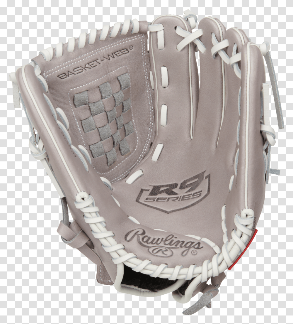 Rawlings R9 Softball Glove Basket Web Baseball Protective Gear, Clothing, Apparel, Baseball Glove, Team Sport Transparent Png