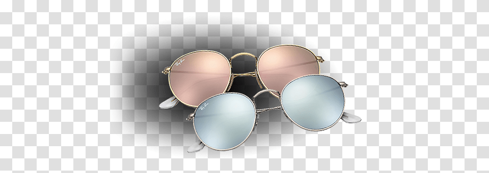 Ray Ban Round Reflection, Sunglasses, Accessories, Accessory Transparent Png