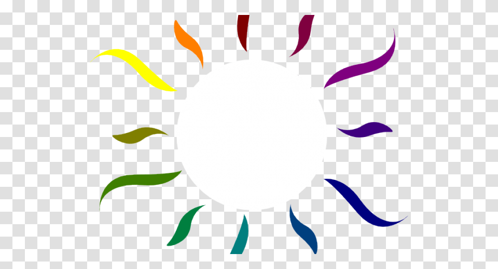 Ray Clipart Rainbow Sun, Floral Design, Pattern, Plant Transparent Png