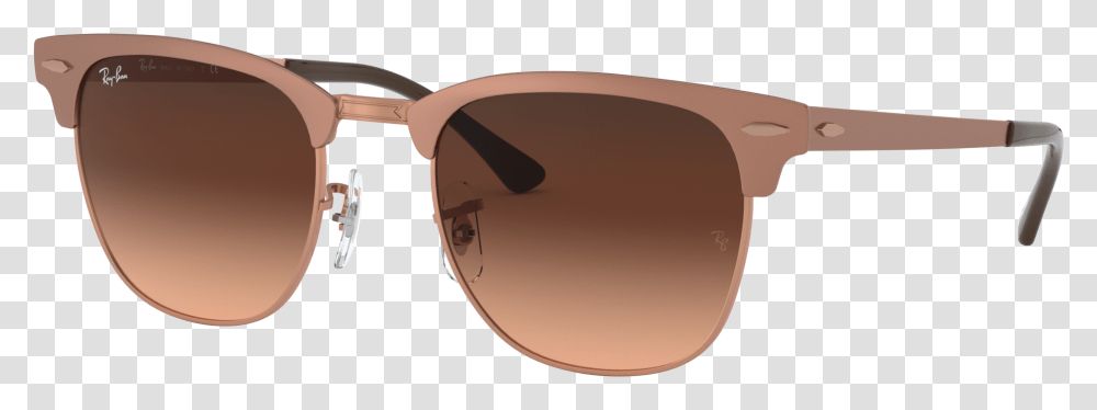 Ray Ray Ban Clubmaster Rose Gold, Sunglasses, Accessories, Accessory, Goggles Transparent Png