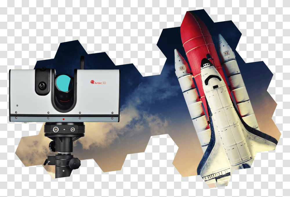 Ray Shuttle Missile, Camera, Electronics, Airplane, Aircraft Transparent Png