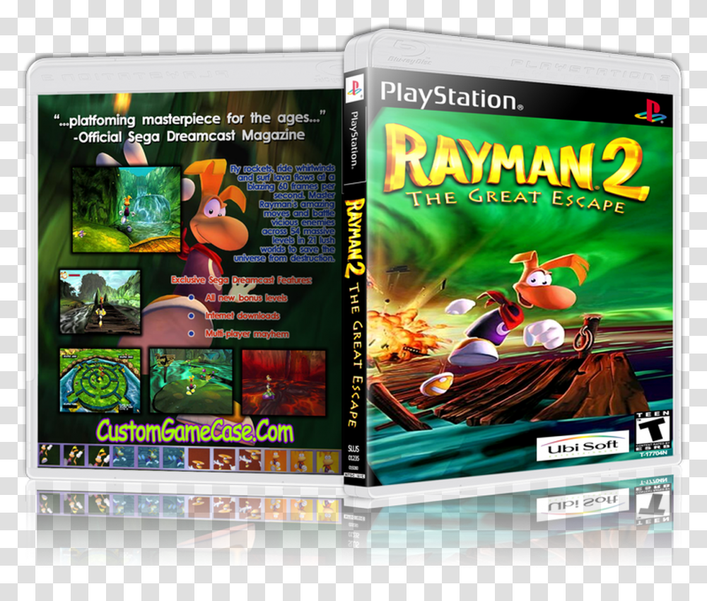 Rayman 2 The Great Escape Playstation 1 Rayman, Dvd, Disk Transparent Png