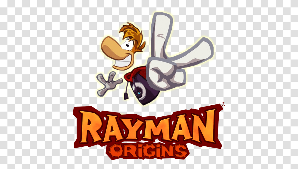 Rayman Origins Images Fictional Character, Poster, Advertisement, Hand, Outdoors Transparent Png