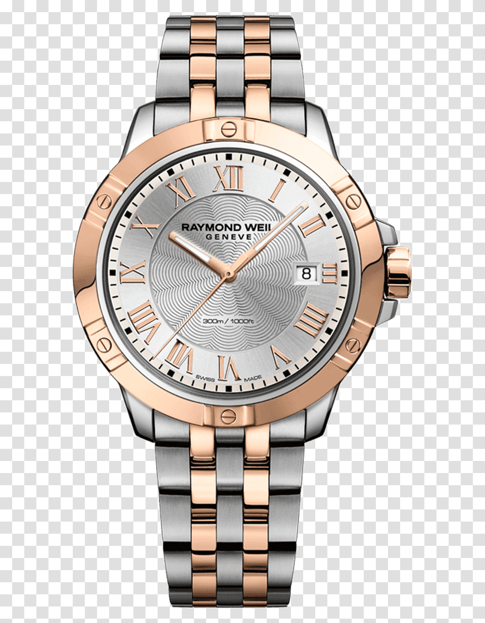 Raymond Weil Men's Tango Luxury Swiss Watch, Wristwatch, Clock Tower, Architecture, Building Transparent Png