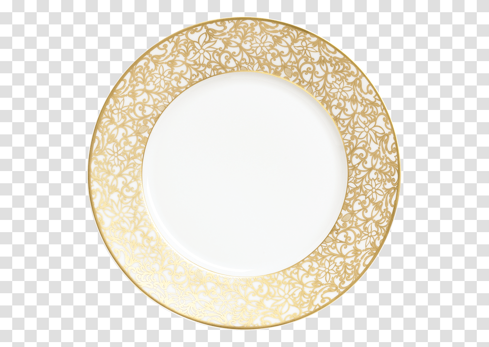 Raynaud Salamanque Gold Dinner Plate, Meal, Food, Dish Transparent Png