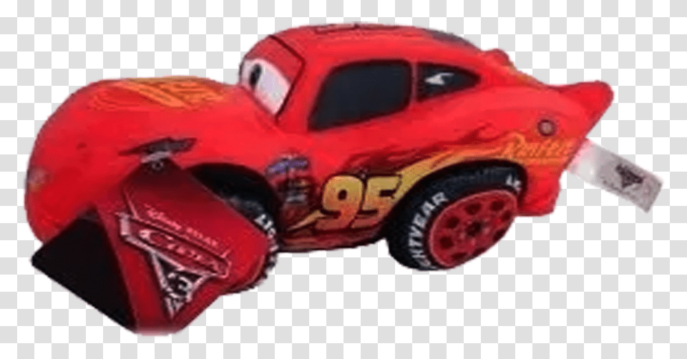 Rayo Mcqueen Famosa Softies Plush Mcqueen Cars, Sports Car, Vehicle, Transportation, Automobile Transparent Png