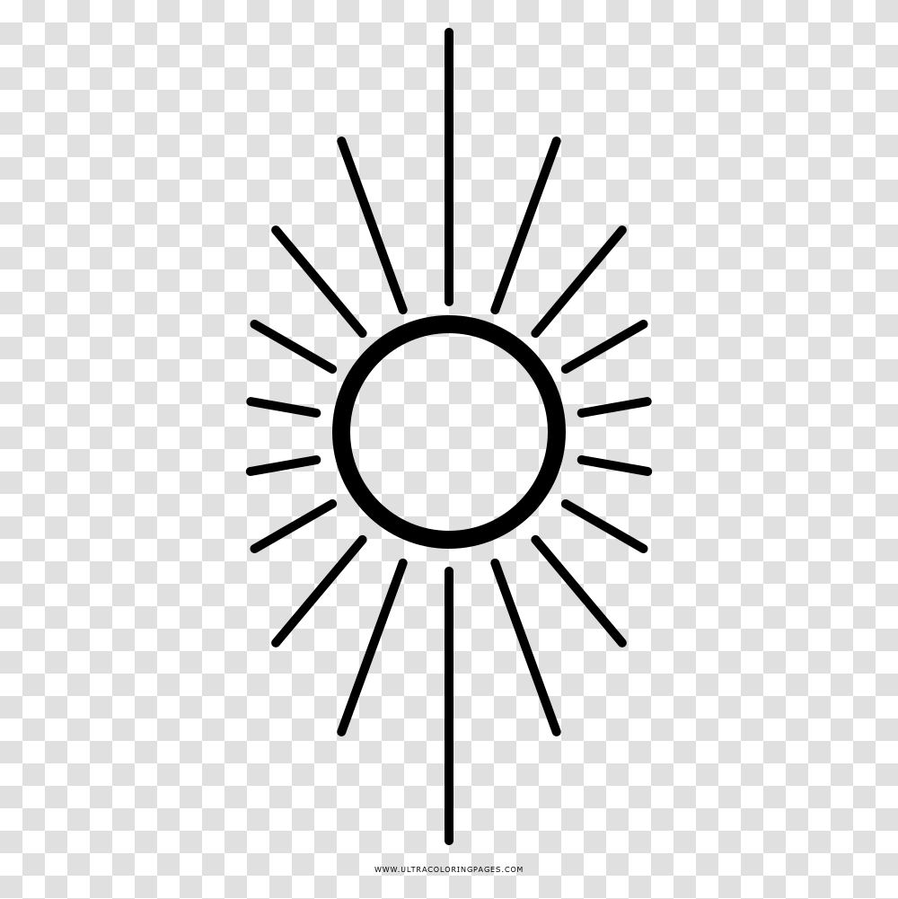Rayos De Sol Graphic Black And White Download Sun Minimal, Gray, World Of Warcraft Transparent Png