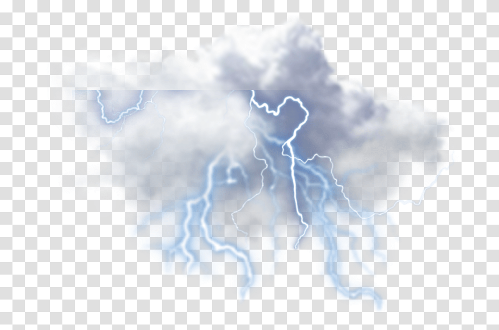 Rayos Truenos Sticker By Oscar Cloud With Lightning, Nature, Outdoors, Plot, Mountain Transparent Png