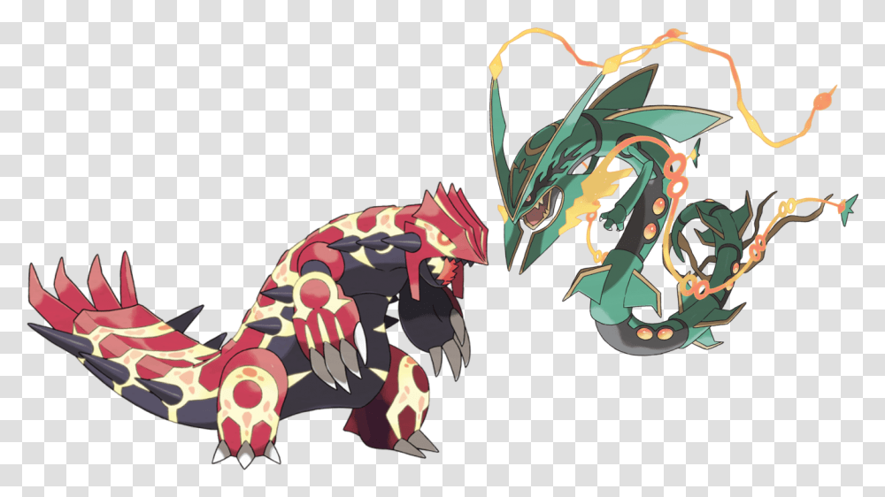 Rayquaza And Groudon Groudon Primal, Dragon Transparent Png