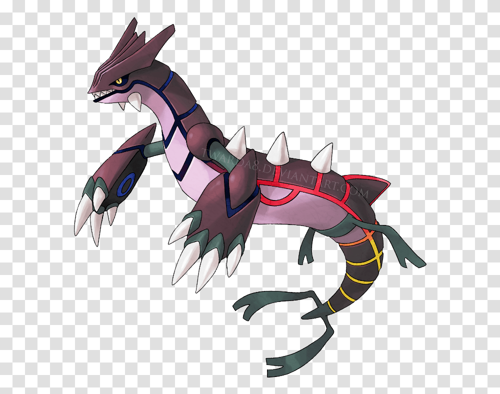Rayquaza Groudon Kyogre Fusion Weasyl, Dragon, Hook, Claw Transparent Png