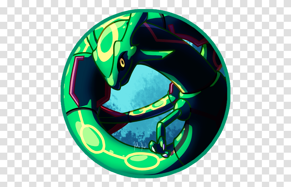 Rayquaza Illustration Illustration, Helmet, Apparel Transparent Png