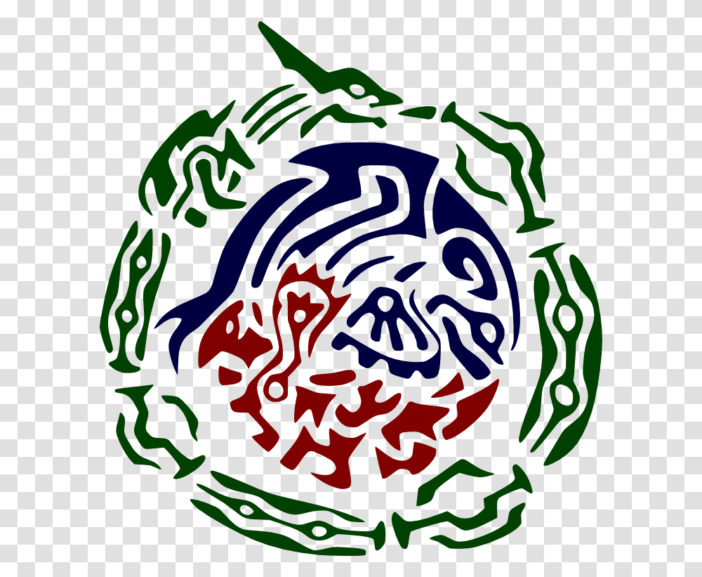 Rayquaza Kyogre Groudon Tribal Refinished By Porridgebeast Pokemon Tribal Tattoo Rayquaza, Logo, Trademark, Pattern Transparent Png