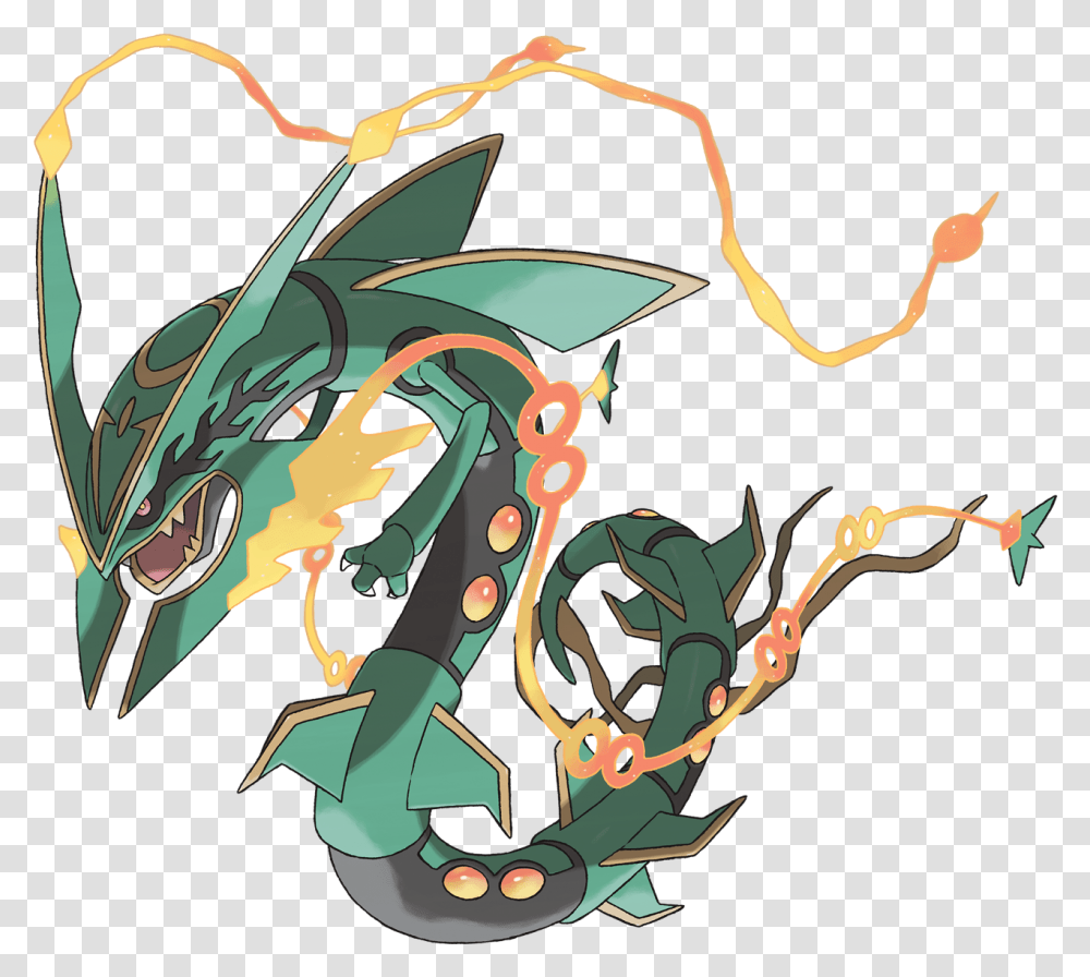 Rayquaza Mega, Dragon Transparent Png