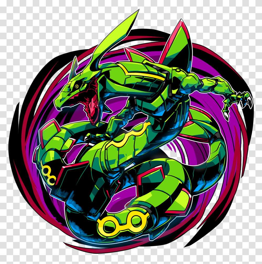 Rayquaza Pokemon Art Rayquaza, Pattern, Fractal, Ornament Transparent Png