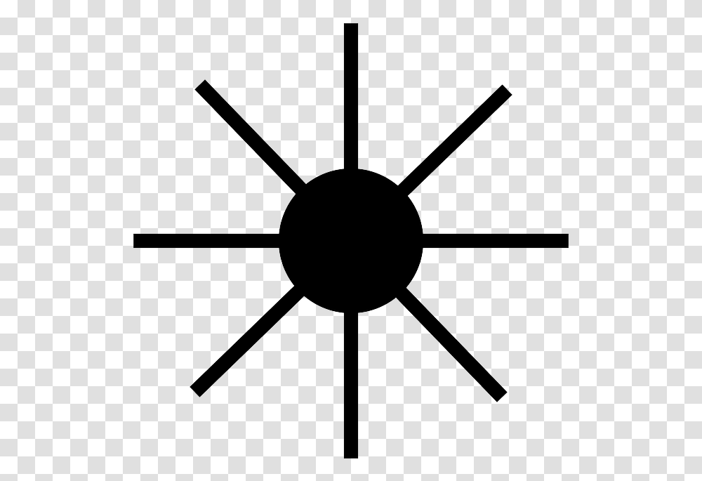 Rays Laser Light Beam Sun Symbol Bolt Thrower Symbol, Emblem, Ceiling Fan, Appliance, Machine Transparent Png