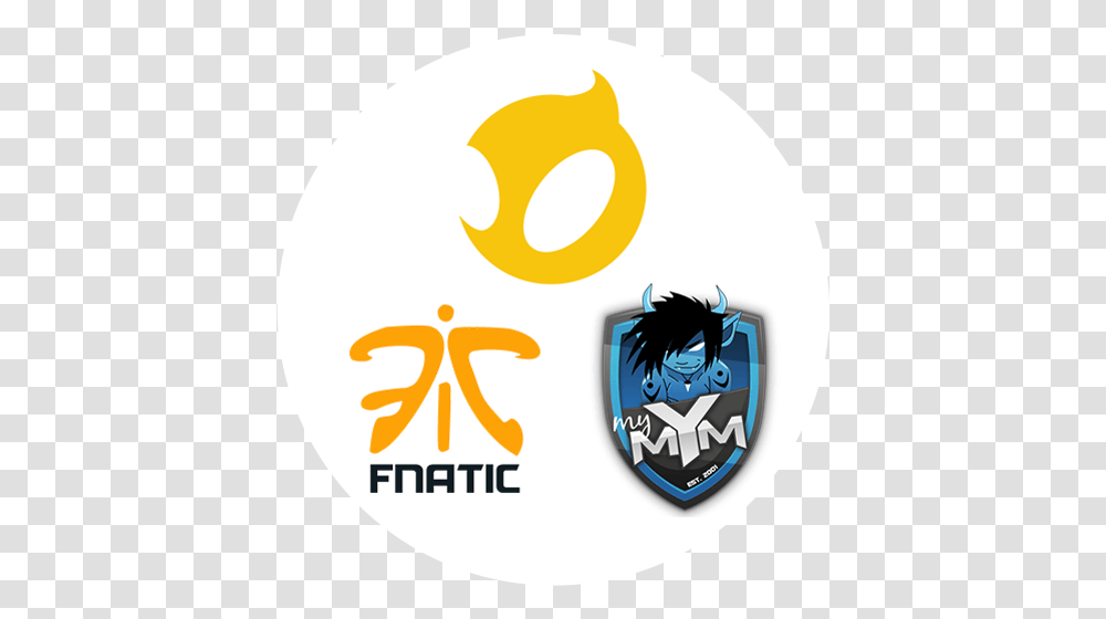 Razer And Esports Fnatic Cs Go Logo, Symbol, Trademark, Text, Light Transparent Png