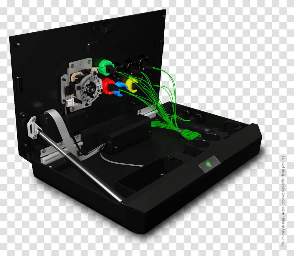 Razer Arcade Stick Modding Control Arcade Para Xbox, Electronics, Computer, Laser, Light Transparent Png