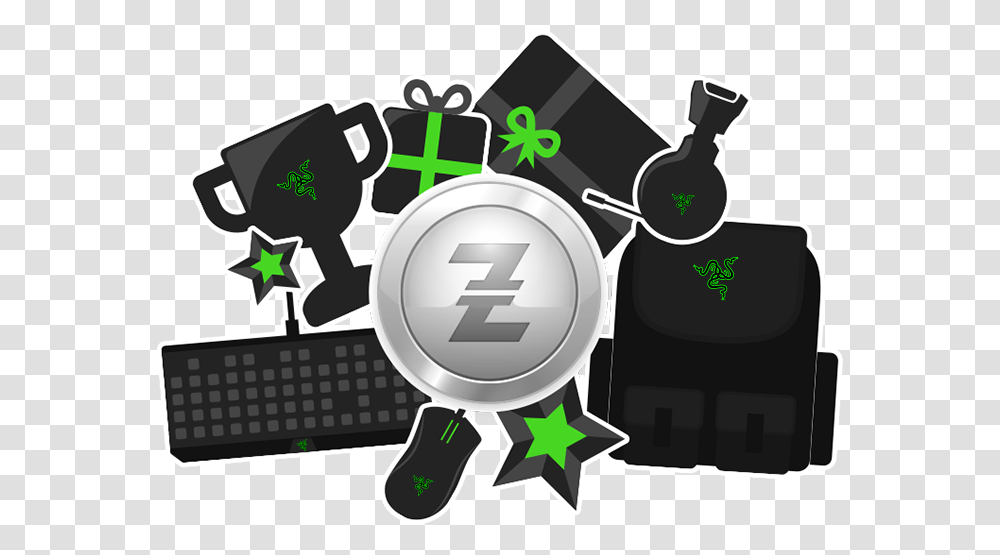 Razer Silver, Clock Tower, Rock, Computer Keyboard Transparent Png