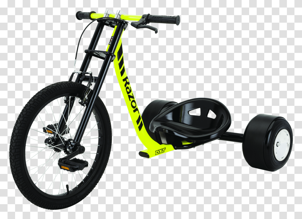 Razor Drift Trike, Wheel, Machine, Bicycle, Vehicle Transparent Png