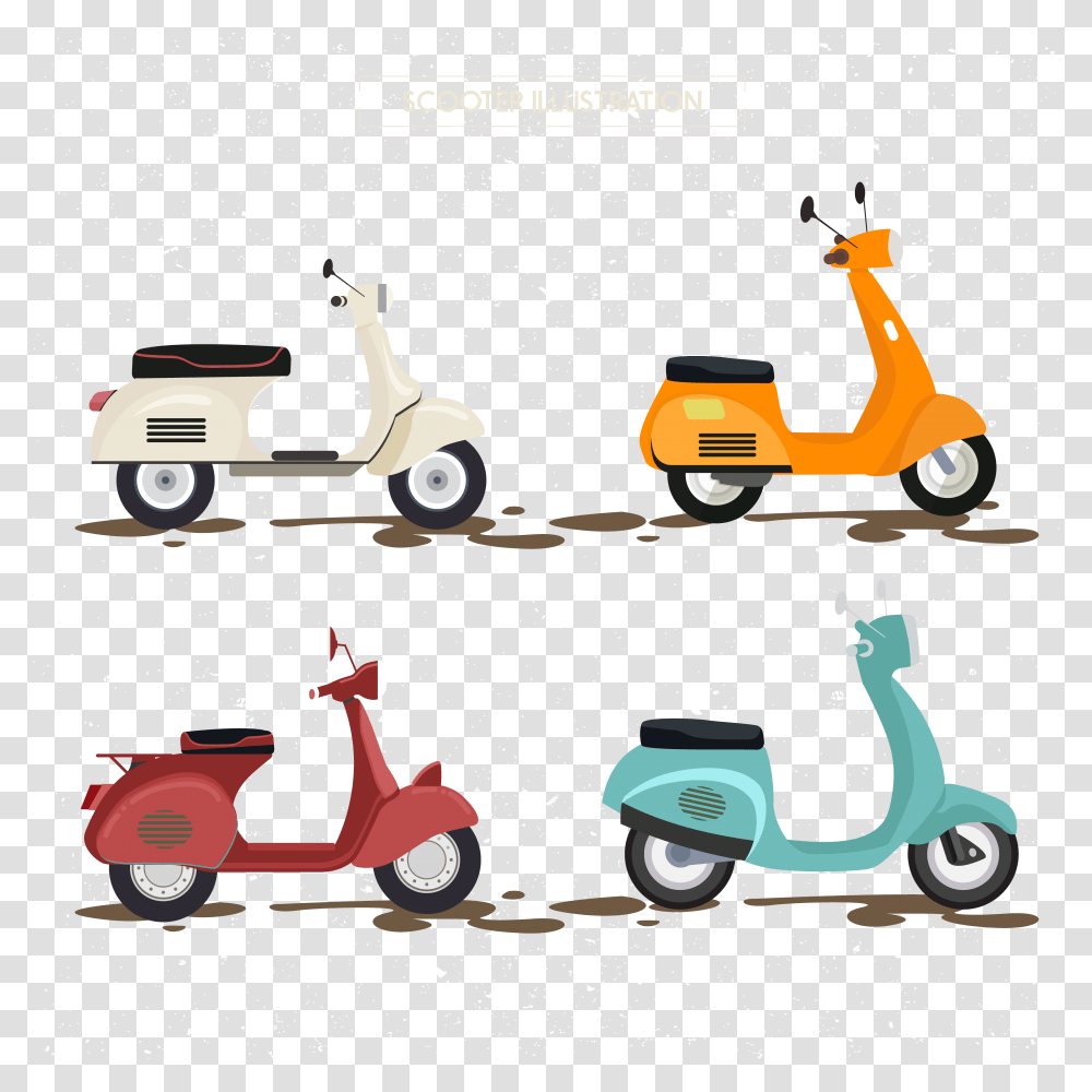 Razor Scooter Clipart Vespa, Machine, Transportation, Vehicle, Tire Transparent Png