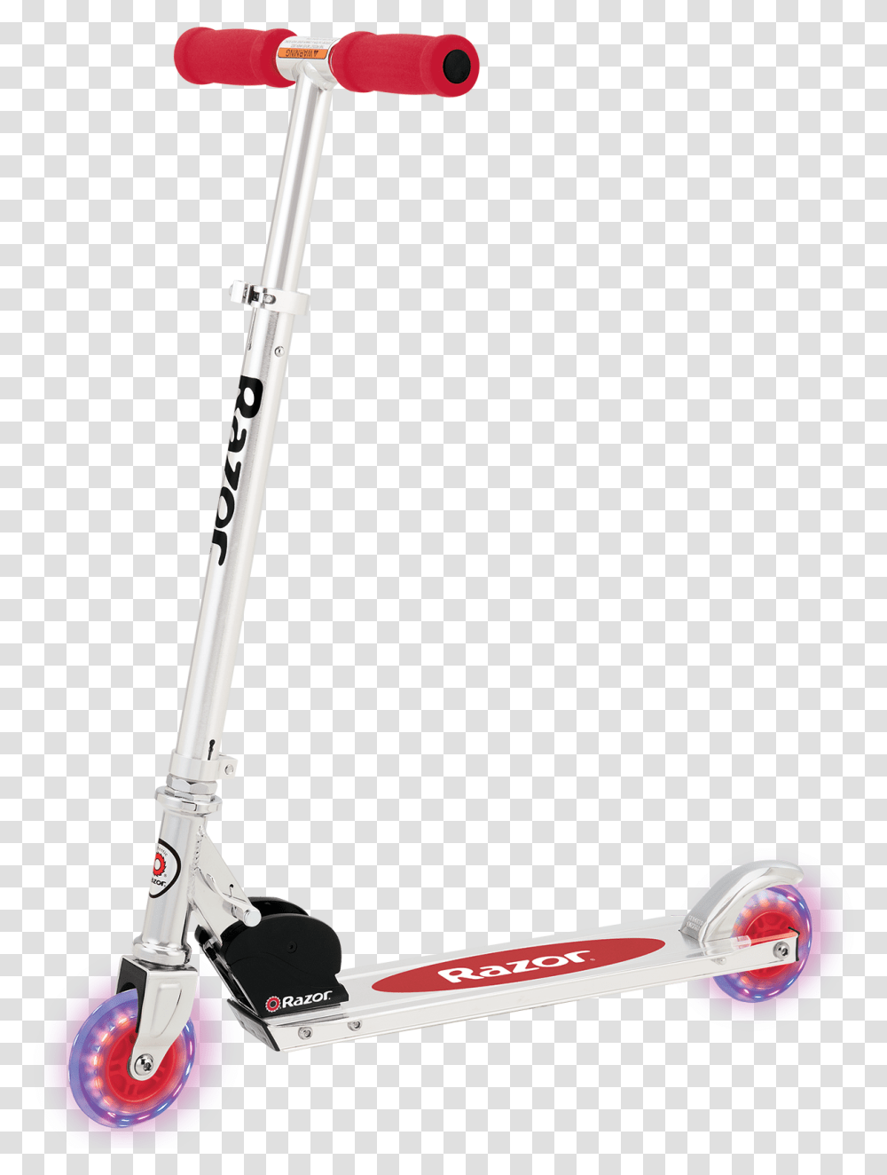 Razor Scooter With Lights Razor Lux Scooter Green, Vehicle, Transportation, Shower Faucet Transparent Png