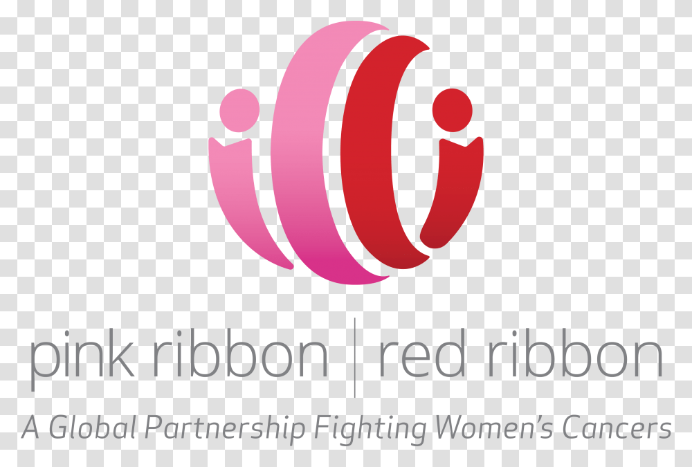 Rbrr Pink And Red Ribbon, Logo, Trademark Transparent Png