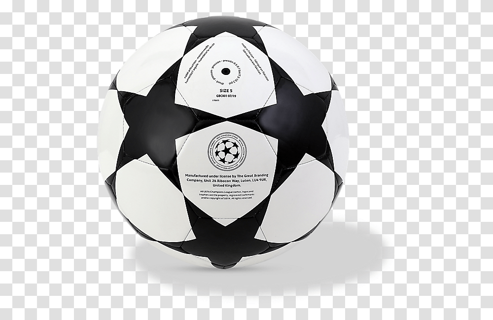 Rbs Champions League Ball Uefa Champions League Football, Soccer Ball, Team Sport, Person, People Transparent Png