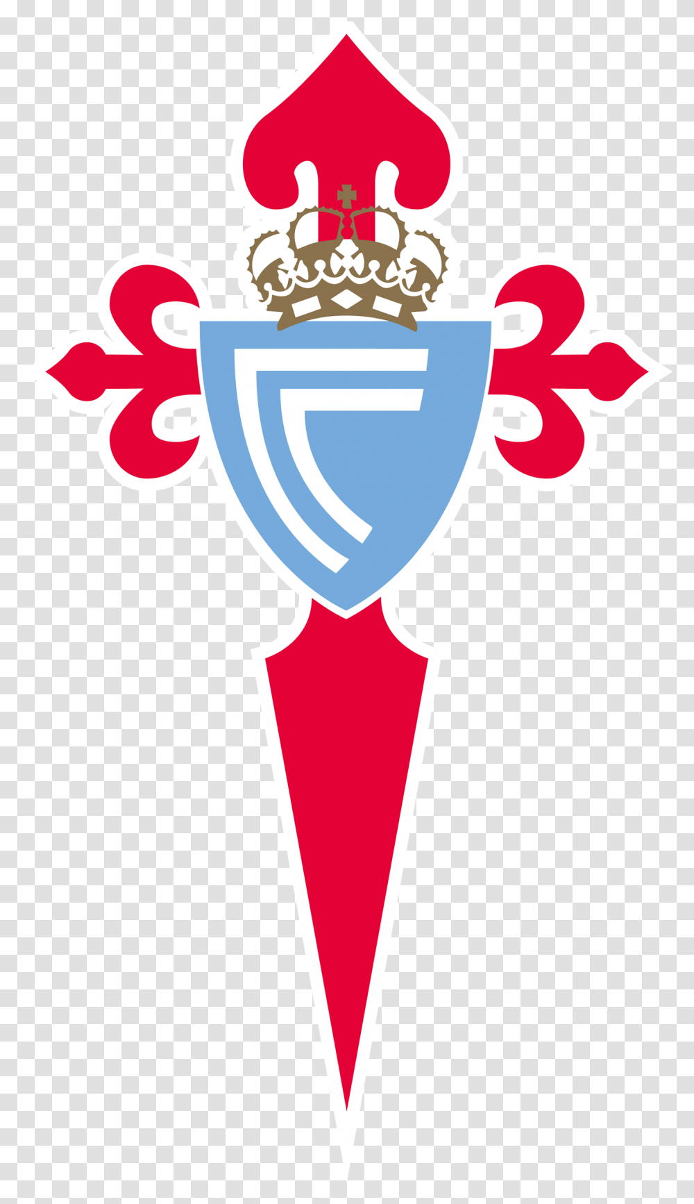 Rc Celta De Vigo Logo Football Logos Celta De Vigo Logo, Symbol, Trademark, Trophy, Security Transparent Png