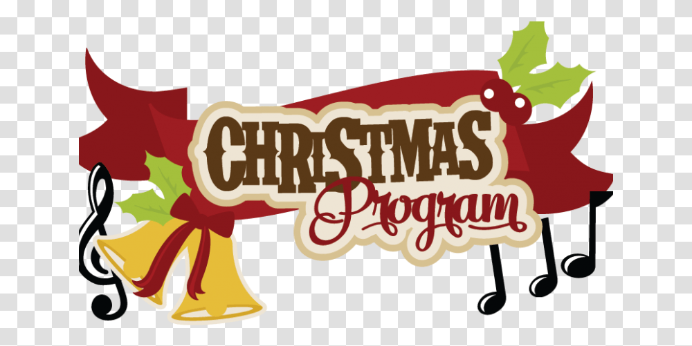 Rcca Musical Christmas Program Christmas Program Clipart You Are Invited To A Christmas Program, Text, Food, Label, Logo Transparent Png
