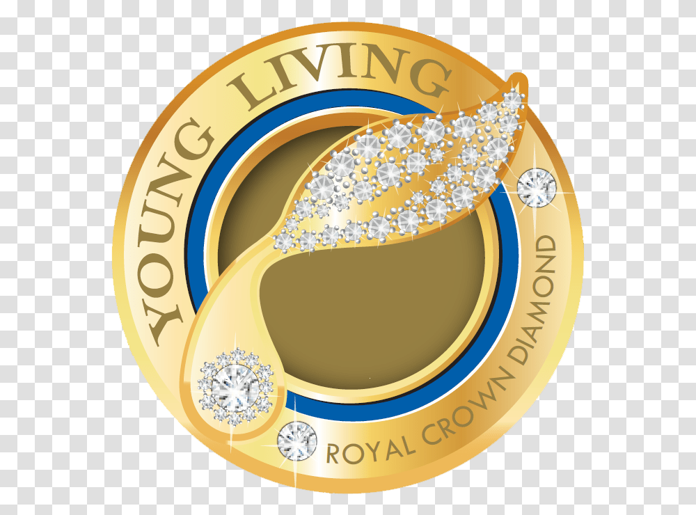 Rcd Young Living Essential Oils Royal Crown Diamond, Gold, Tape, Gold Medal Transparent Png